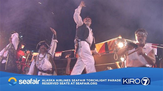 For the first time, ever, the Seafair Alaska Airlines Torchlight Parade will take place along Seattle's beautiful new waterfront! The parade is moving back to the evening, so get out the lights and glowsticks and get ready for a magical evening! July 26th at 7:30pm, see the parade in-person or watch or stream live on KIRO 7! | KIRO 7 News