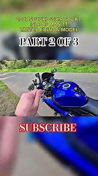 2007 Suzuki GSX-R 600cc K7 Isle of man TT limited edition Walkaround Review PART 2 #gsxr #2wheels
