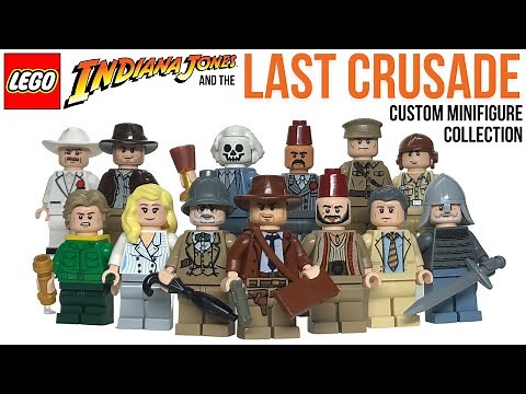 LEGO Indiana Jones LAST CRUSADE Custom Minifigure Showcase