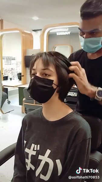 Chinese Bob Cut Hairstyle for Girls | Pixie Haircut Tutorial