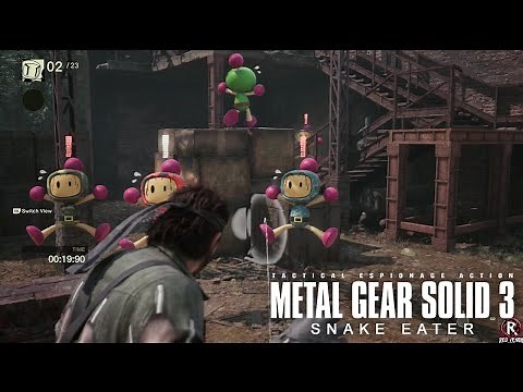 METAL GEAR SOLID Δ: SNAKE EATER (Xbox Series X) Snake Vs Bomberman Gameplay [4K 60FPS]