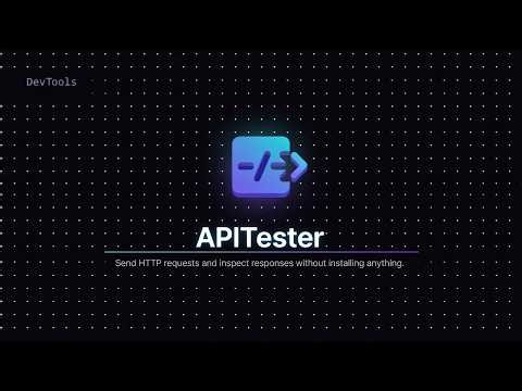 APITester | Send HTTP requests from your browser