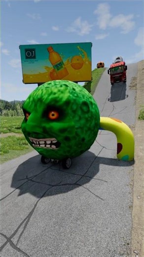 Brainrot, Cement Mixer vs Low Pipe #beamngdrive #kidsgamertech #shorts