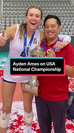 Ayden Ames from getting cut to winning U19 FIVB World Championship #volleyball #athletelife #fivb