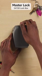 Master Lock Heavy Duty Wall Mount Key Lock Box, Holds 5 Keys - Ideal for Landlords and Property Managers, 5415D