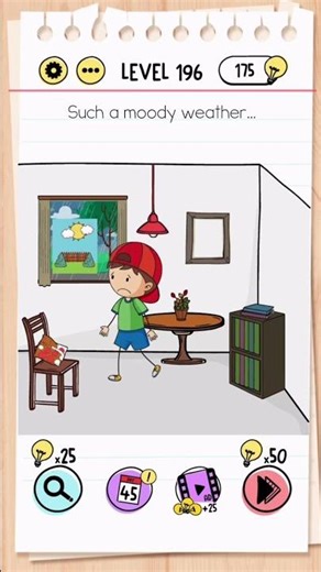 Brain Test Level 196 Answer | Such a moody weather