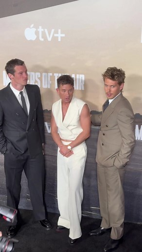 Callum Turner, Barry Keoghan, and Austin Butler #MastersOfTheAir