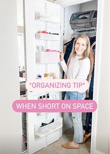 Jill Comes Clean shows us how a simple Elfa DIY can make a HUGE difference! 💙 Don't miss our Elfa event! Organized Insiders have ONE MORE WEEK to SAVE 30% off their Elfa purchases! Offer ends 2/12. Jill used the Elfa Utility Mesh Over The Door Rack to maximize space in her hallway closet. SHOP: https://container.store/3HAlezl at #TheContainerStore | The Container Store