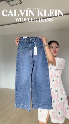 Ck wideleg jeans!!! Perfect for short-semi tall girlies!! Grabe my fave jeans!!☺️ FINALLY BACK ON STOCK! Ganda ng quality & fit!😍 LIVE TOMORROW 10AM⏰ | Closet by GR Denim Collection