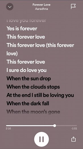 Poly Love Songs: Forever Love by Aaradhna Sped Up