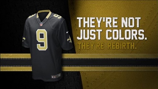 Evolution of the Saints Colors