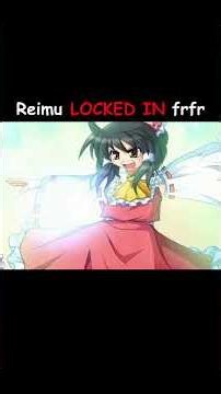 Reimu finally LOCKED IN #touhou #shorts