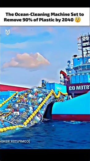 The Ocean-Cleaning Machine Set to Remove 90% of Plastic by 2040