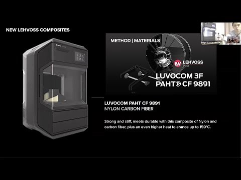 Three New Composites with Lehvoss + MB LABS on MakerBot METHOD X | PRO Webcast Series