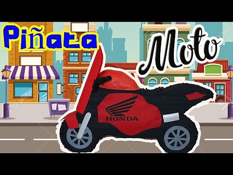 HOW TO MAKE A MOTORCYCLE PIÑATA - QUICK AND EASY | Honda DIY