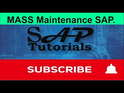 33.02) MASS - Mass maintenance in SAP MM (ECC / S4 HANA).