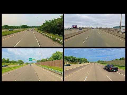 MN 62 West, US-169 North & I-694 East Time Lapse Drive (2018)