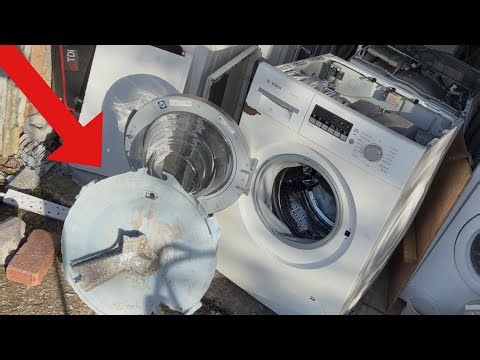 Bosch WAK28261 || Lame destruction but a incredible failure! Washing machine destruction