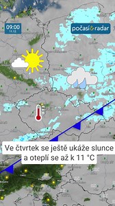 📽️ 🌦️🌡️ Videopředpověď počasí – po přechodu slabé studené fronty ve čtvrtek ještě často vysvitne slunko a teploty dosáhnou až 11 °C. V pátek teploty spadnou a většinu našeho území pohltí inverzní mlhy a nízká oblačnost. 🌫️ ☁️ #pocasi #predpovedpocasi #videopredpoved #studenafronta #inverze #mlhy #nizkaoblačnost #pocasiaradar #teploty #zijemepocasim #meteoradar #cesko #morava #cechy #meteorologie #weather #forecast #weatherforecast #weatherupdate #weathervideo #clouds #fog #inversion #coldfro
