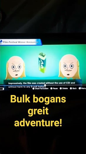 Bulk bogan goes on a adventure with a 9volt battery