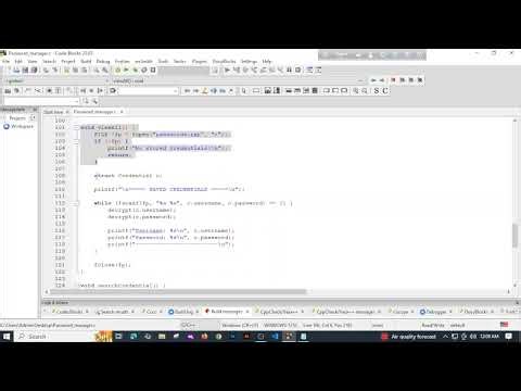 Project 6:Password Manager in C Programming | File Handling,Encryption, String & Structure Explained