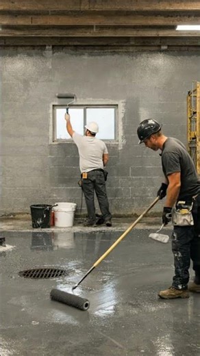 From Empty Garage to Dream Workshop 🧰 Epoxy Floor + Full Setup Timelapse