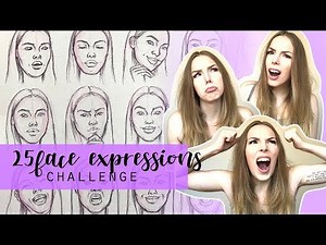 25 FACE EXPRESSIONS CHALLANGE 😁😒😨