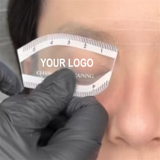 Brow Mapping Ruler Arched Shape Eyebrow Mapping Tool Kit Microblading Pmu Measuring Mark Ruler for Eyebrows