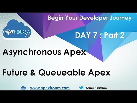 Asynchronous Apex using future method and Queueable Apex