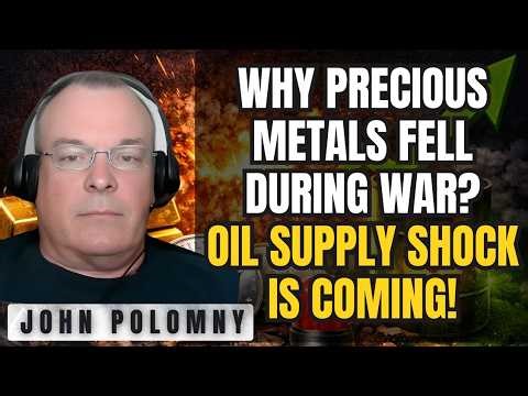 Why Gold and Silver fell? Oil shock is coming BIG! - John Polomny