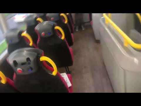 Upstairs interior tour bus route u5 adl400evcity hayes and harlington to Uxbridge 3438 lg22aro