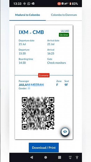 Srilankan airlines Web Check in Tamil #srilankan #srilankanairlines #flighttravel #flight