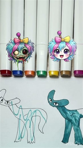 Rainbow Friends! Cute or creepy Cyan… which one do you choose? 👀🩵 #youtubeshorts #rainbow friends