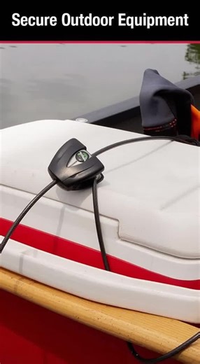 Heavy Duty Steel Cable Lock with Keys, Anti-Theft Security Lock for Trail Cameras and Kayaks, Reusable 2 Pack, Secure Durable Locking Cable for Outdoor Equipment container accessory #homeaccessories #garageessential #multifunctionbottleopener #electricgear #leatherratchetbelt #blackstoneproducts #diysecuritysystem #smartfingerprintdoorknobkeyless #toolsandgear #crochetkeychain