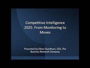 Competitive Intelligence 2025 – From Monitoring to Moves with Oliver Guirdham