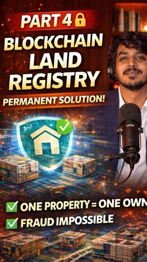 How Blockchain Can END Real Estate Fraud in India 🔐🏠 | Land Registry Explained | Part 4 🚀