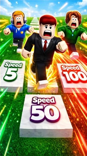 I Started Slow… Then Got SUPER SPEED 😱 #roblox #trend #gaming #shorts