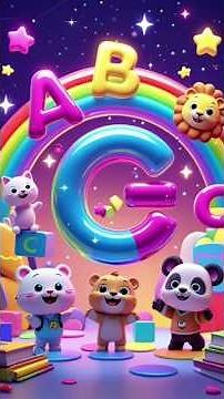 🌈 ABC Song for Kids | Learn Alphabet with Fun 3D Animation | Nursery Rhymes & Learning Songs ✨