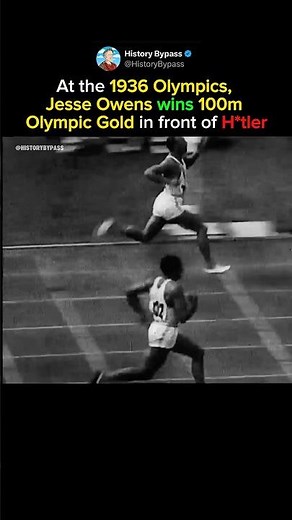 Jesse Owens Wins Gold in Berlin 1936