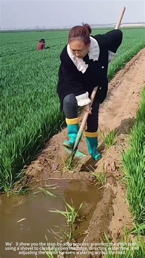 Opening Field Ditches for Irrigation! 💧