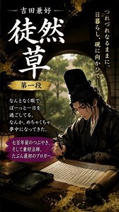 【徒然草】第一段｜700年前の「つぶやき」？兼好法師、たぶん最初のブロガー