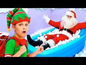 Kids Help Tired Santa Relax | Christmas story for kids!