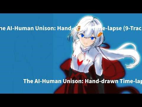 The AI-Human Unison: Hand-drawn Time-lapse (9-Track Vocal Album)