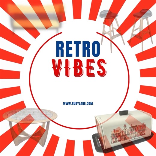 Step back in time with Ruby Lane’s retro decor collection! Transform your space with groovy treasures that bring nostalgia and flair to your home. Find unique pieces that tell stories and add a splash of personality to every room. https://www.rubylane.com/furniture-lighting?lane=furniture-lighting&q=retro&utm_id=Retro+Furniture+%26+Lighting&utm_campaign=search&utm_source=facebook&utm_medium=social | Ruby Lane | Facebook