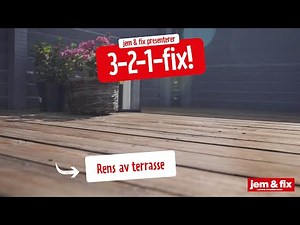Rens av terrasse | jem & fix