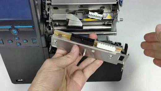 SATO CL4NX_CL4NX Plus条码打印机拆装更换打印头