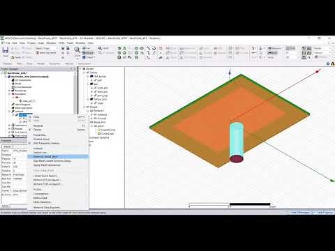 Ansys Electronics Desktop, HFSS: An introduction to the user interface