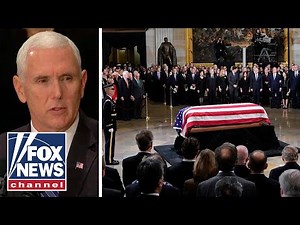 Vice President Pence eulogizes George H.W. Bush