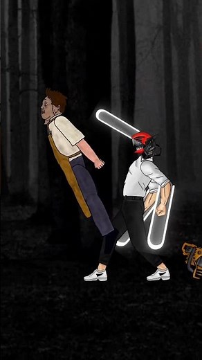 CHAINSAW MAN Denji Power, Cat vs Chucky, Jason Voorhees, Michael Myers, Pennywise, Freddy Krueger