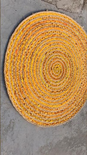 how to make braided cotton rug making at home